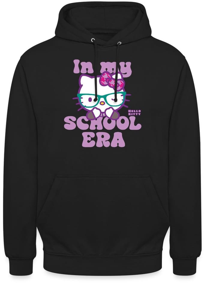 Hello Kitty Met Bril In My School Era Hoodie Unisex