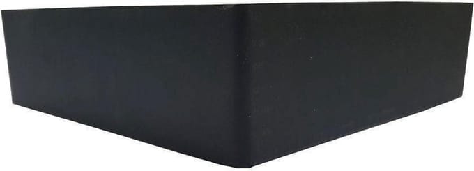 Plastic Hoekpoot - 6 cm - Zwart - Bankonderdeel