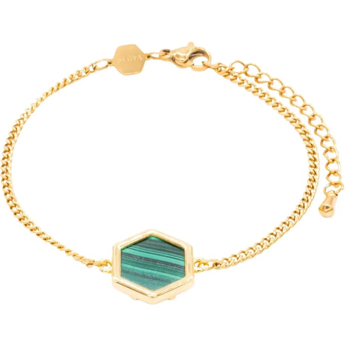 Malachiet armband voor vrouwen Sloya Hexalia