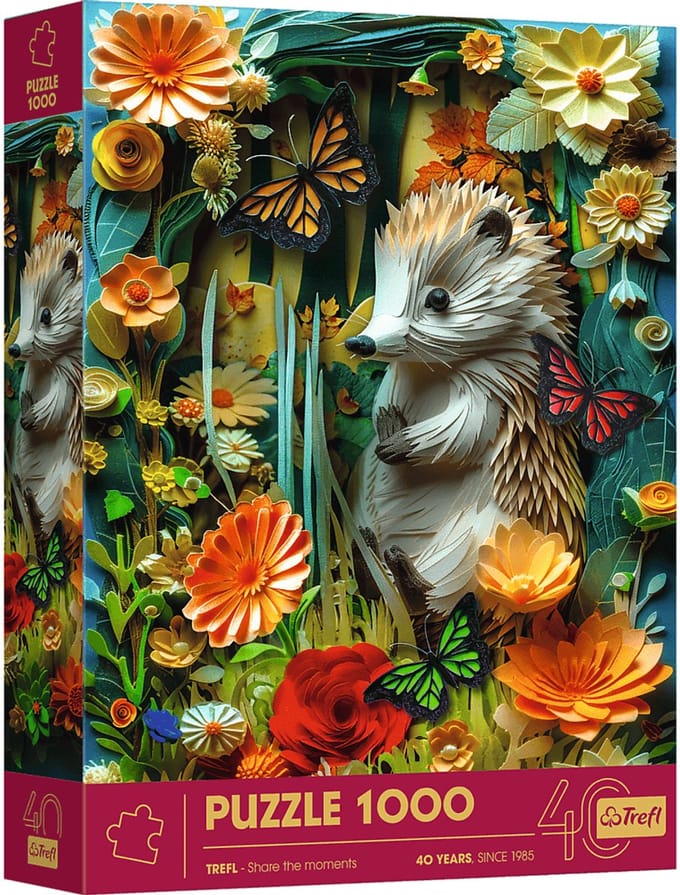 Trefl legpuzzel Hedgehog - 1000 stukjes premium puzzel FSC.
