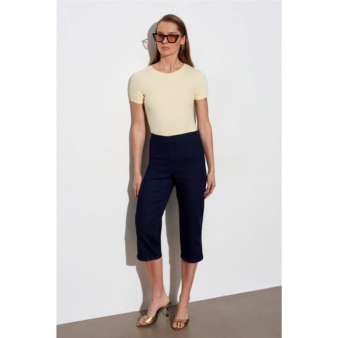 Dames Slim Fit Crew Neck T-Shirt
