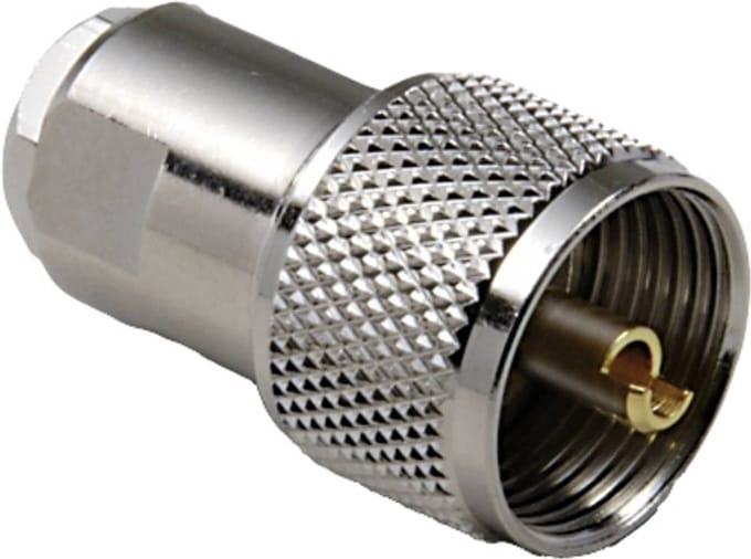 BKL Electronic 0406080 0406080 UHF-connector Stekker, recht 50 Ω 1 stuk(s)