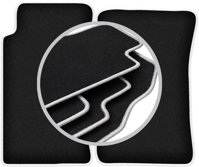 CARLUX-SILVER automatten voor: Mazda MX-5 I cabriolet (1989-1998)