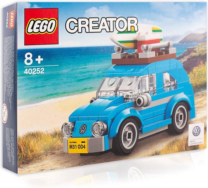 LEGO Creator Mini VW Beetle 40252, Bouwpakket, 8 jaar, Kunststof, 141 stuk(s)