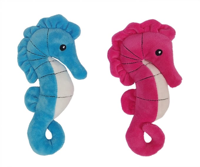 PIA Soft Toys - Set van 2 Pluche Zeepaardjes - 2 ass. - 22 cm