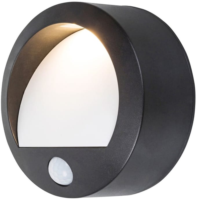 Rabalux - Buitenlamp - buitentrap wandlamp - Traplamp - bewegingssensor - 1,5W - LED - IP44 - zwart