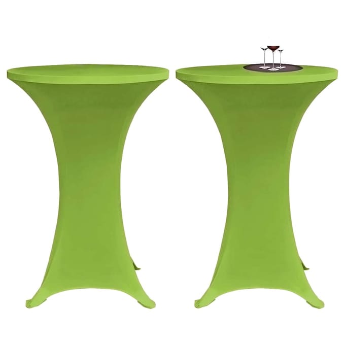 vidaXL - Tafelhoes - stretch - 4 - st - 70 - cm - groen