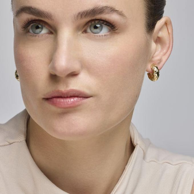 Luxenter oorbellen 18k goud afwerking - Rakhon
