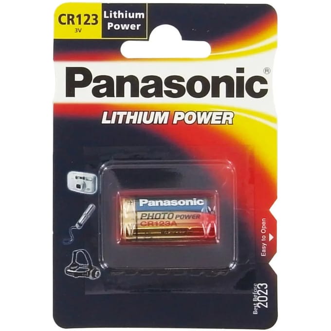 Batterij Panasonic "Lithium Power"- type CR-123