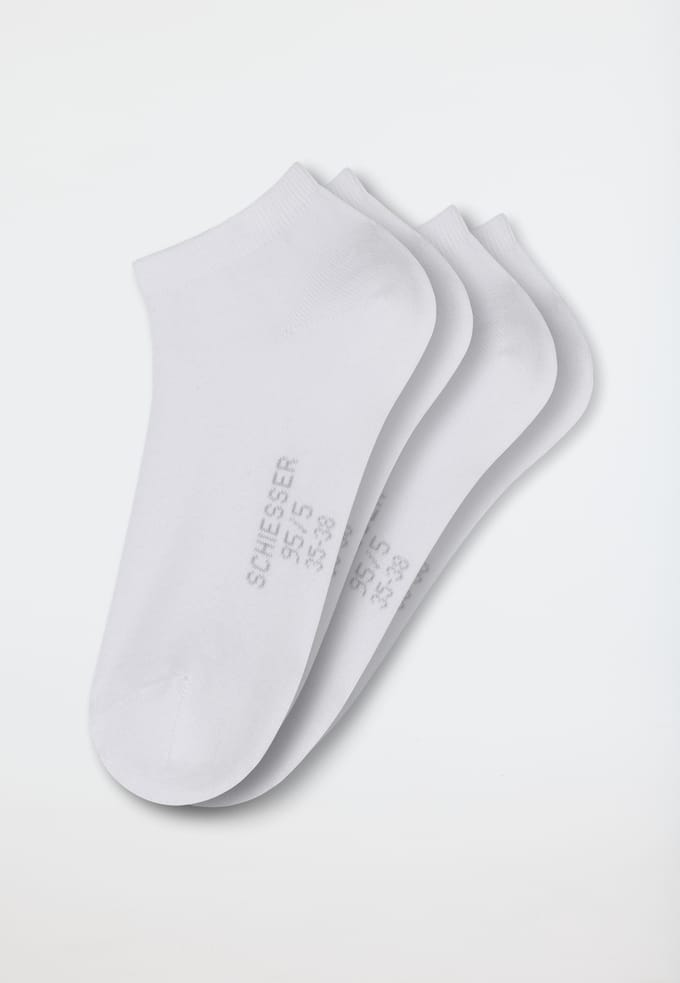 Dames sneakers, set van 2, wit - 95/5 35/38