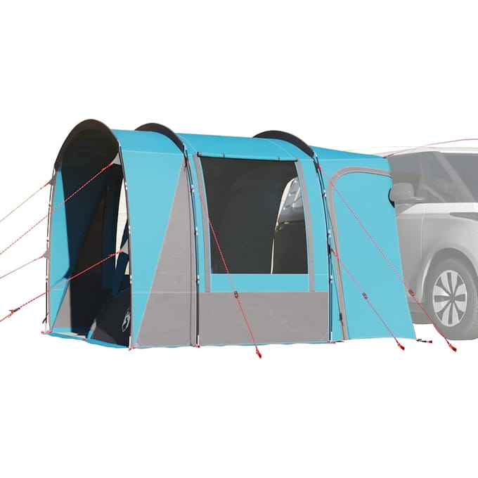 vidaXL - Autotent - 4-persoons - waterdicht - blauw