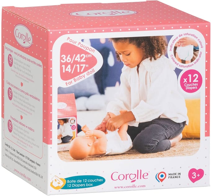 Corolle Mon Grand Poupon Diapers 12pcs.