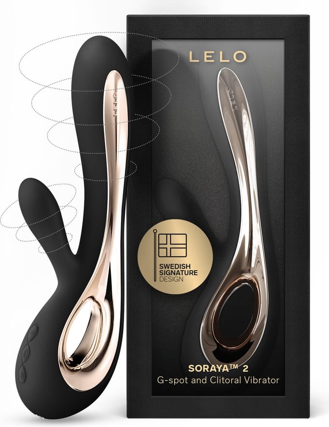 LELO SORAYA 2 – Rabbitstimulator – Waterdicht – Draadloos – Black