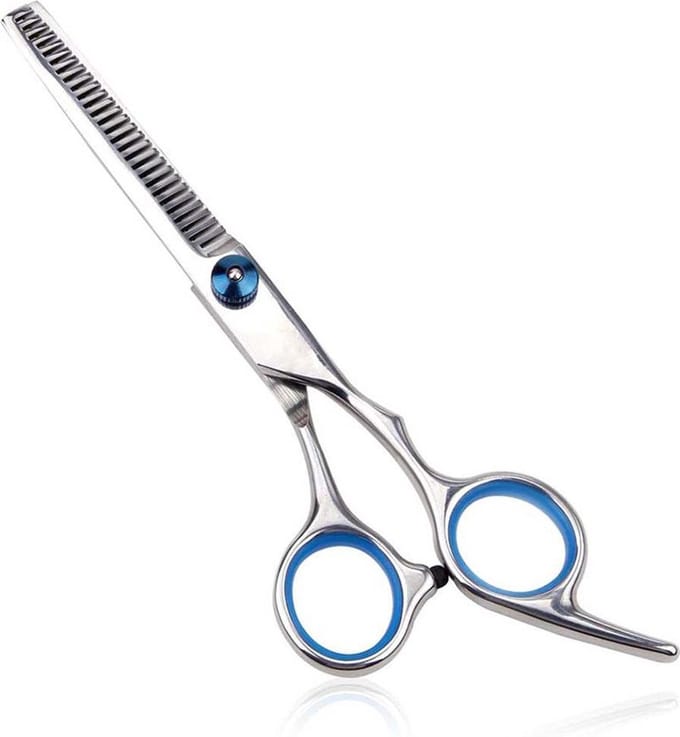Uitdunschaar - Professionele Uitdunschaar - Effileerschaar - Kappersschaar - Schaar - Blauw - Coupeschaar - Haar - Knipschaar - Knippen - Kapper set - Kapper - Premium Uitdun Schaar