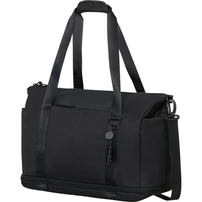 American Tourister Minima Weekender reistas 48 cm met uitbreidingsplooi - black