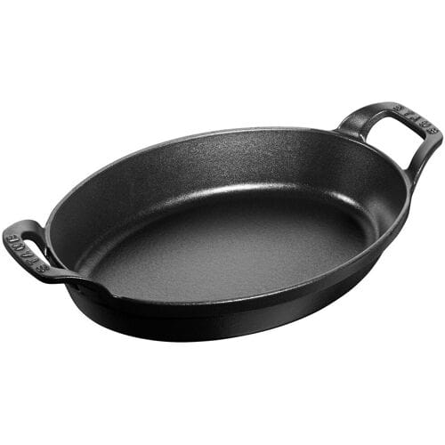 STAUB SPECIALITIES - Braadpan - ovaal - 240mm - Gietijzer - Zwart