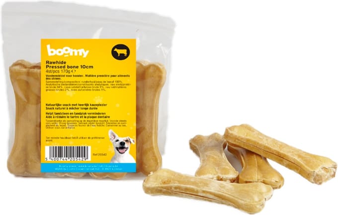 Boomy - Hondensnacks - Kauwbotten hond - Kluif - 10cm - 2 x 4st