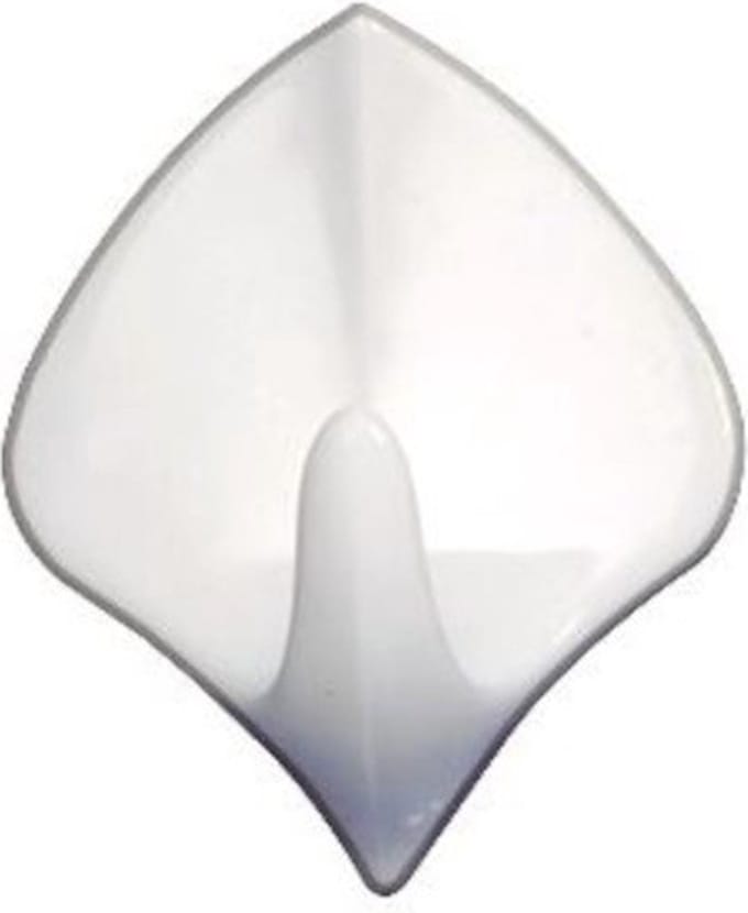 Wenko Ophanghaak Diamant 4 X 5 X 3 Cm Wit 2 Stuks