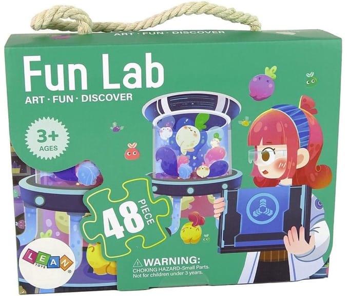 Puzzel 48 laboratorium - Puzzel 48 elementen