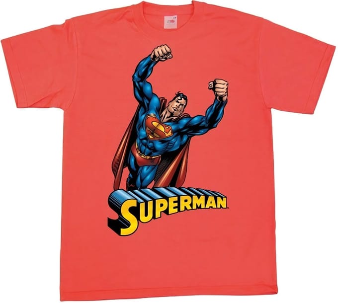 Superman Flying T-shirt Rood