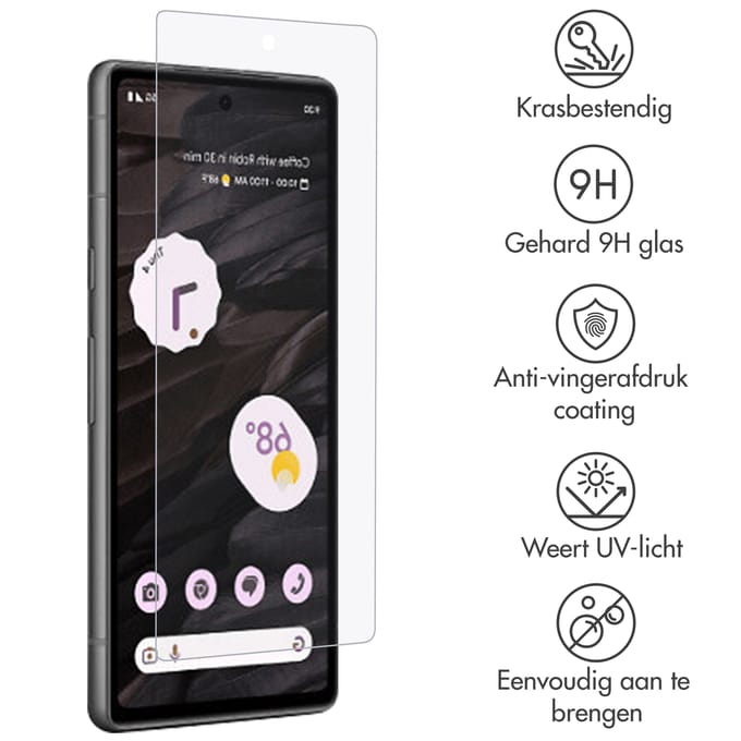 Accezz Gehard Glas Screenprotector voor de Google Pixel 7a