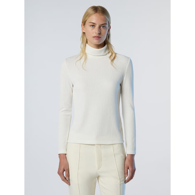 North Sails Boven Geribbelde jersey coltrui