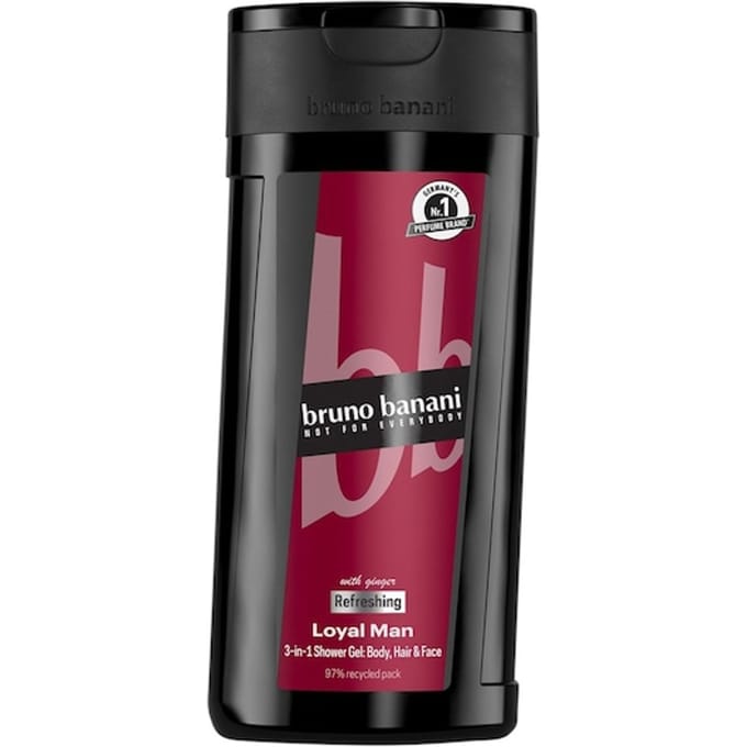 Bruno Banani Loyal Man Haar & Lichaam Douchegel Schoonmaken Heren 250 ml