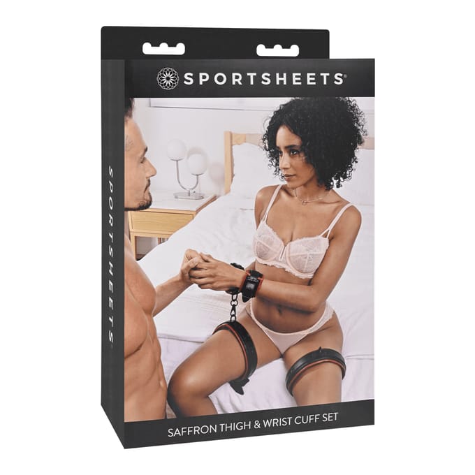 Sportsheets - Saffron Thigh & Wrist Cuff Set
