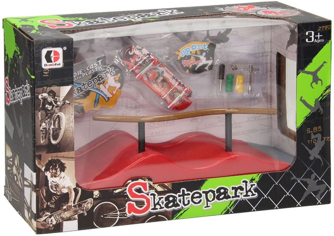 Vinger Skateboard met Stunt Trail