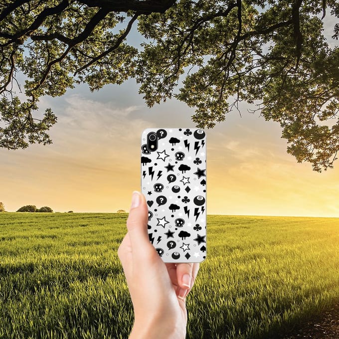 Silicone Back Case Xiaomi Redmi 7A Silver Punk