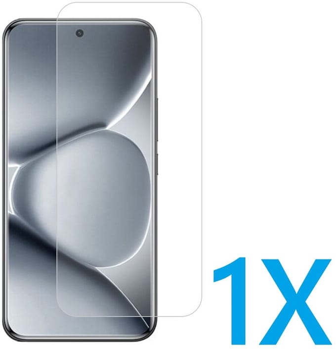 Glasplaatje Geschikt voor: Xiaomi 15 Ultra - 1x Screenprotector - screen protector - glas - bescherm - beschermglas