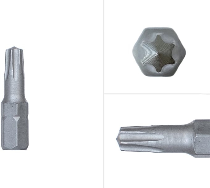Wovar Torx Bit TX25 25mm | 10 Stuks