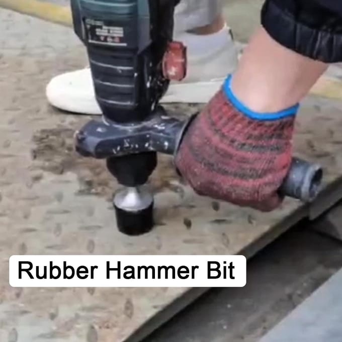 Rubberen hamerkoppen Elektrisch hamerbit voor auto-plaatwerk Tegelijzer Lamineren Nivellering veelkleurig
