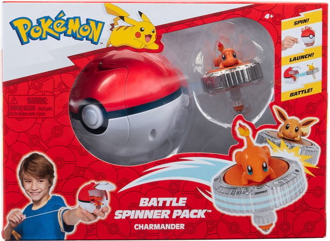Pokemon Pokémon Battle Spinners tol Charmander & Pokéball Speelsets Tollen