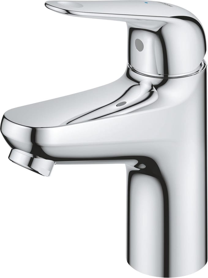 GROHE Swift Wastafelkraan met Push-Open Waste - S-Size - Energie- en AquaCalibrator - Chroom