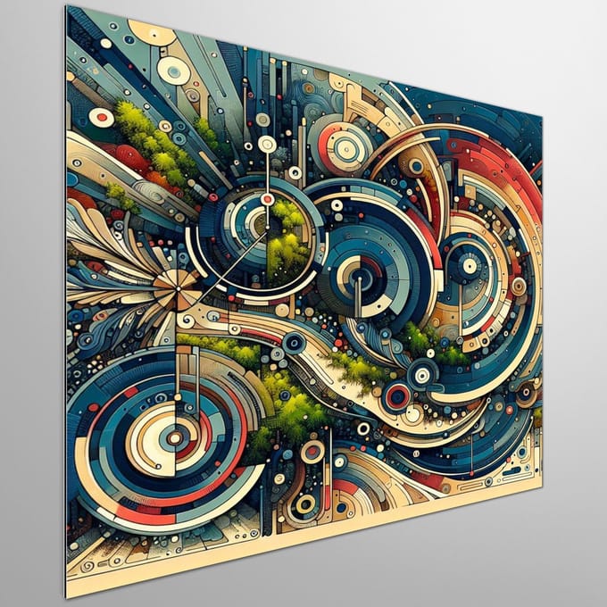 Kunstprint | Wanddecoratie | Dibond | 40 × 40 cm