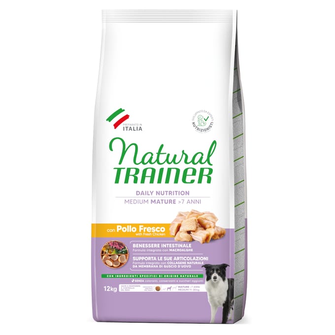 Natural Trainer - Senior Medium Chicken Hondenvoer