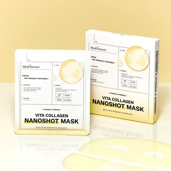 [MediAnswer] Vita Collageen Nanoshot Masker 37g*5EA beige