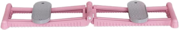 Beentrainer Ski Simulator - Oefenapparaat Benen - Lichaamsvorming - Inklapbaar Ontwerp - 113.5 cm - Roze
