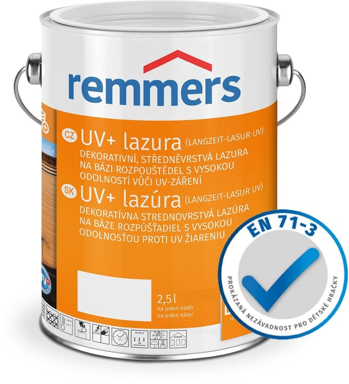 Remmers - Glazuur UV+ 5 l, Mahonie