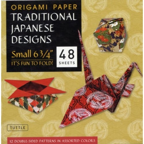 Origami Paper - Traditional Japanese Designs - Small 6 3/4" - tuttle publishing