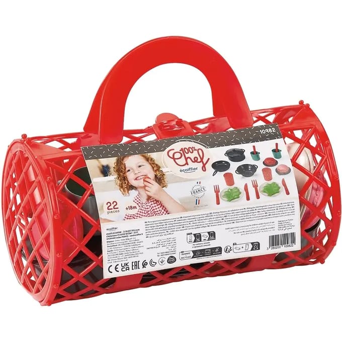 Ecoiffier - 100% Chef Tea Set in Bag 22pcs.