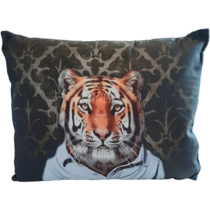 Furnilux Sierkussens - 45 x 35 cm - Set van 2 - Tyger Design