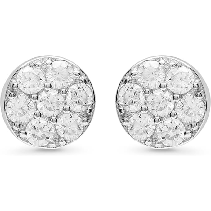 Luxenter Cirkel 925 Sterling Zilveren Oorbellen