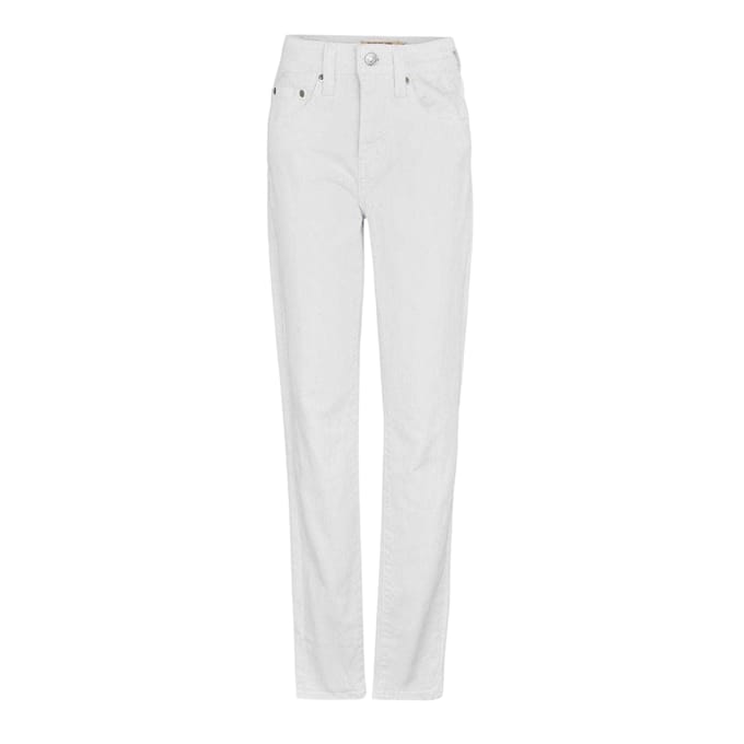 Levis Dames/Dames 721 Denim Skinny Jeans (Koel Wit)