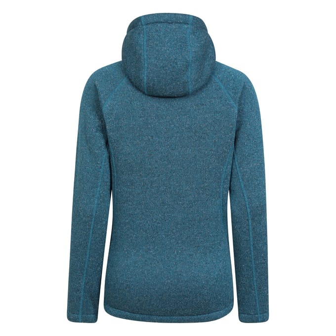 Mountain Warehouse Dames/Dames Nevis Bontgevoerde Full Zip Hoodie (Teal)