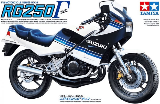 Tamiya Modelbouwpakket Auto - 14024 Suzuki RG250 R Gamma Motor Plastic - 1:12 - Modelbouw