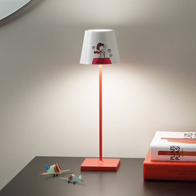 Zafferano Poldina Aviator LED tafellamp op batterijen IP65