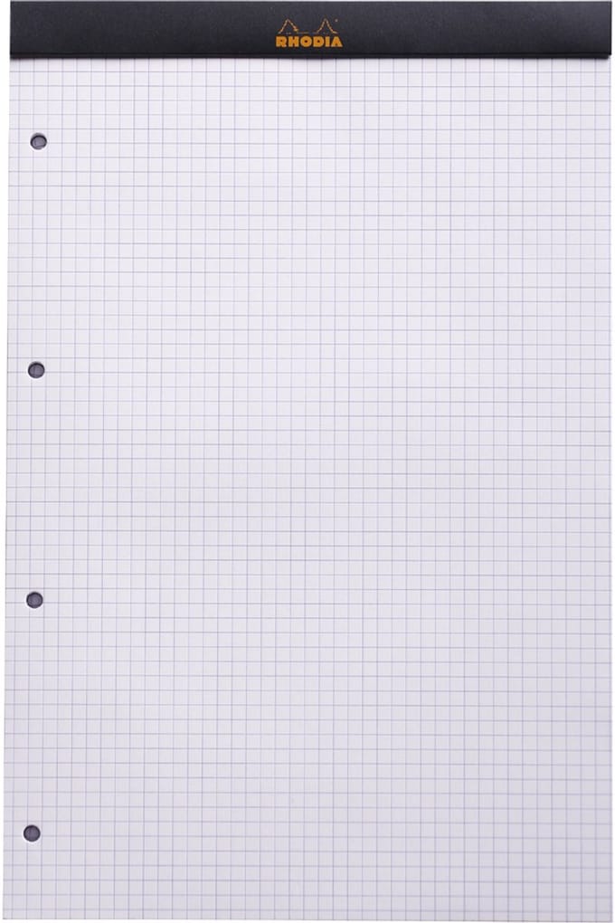 RHODIA notitieblok No. 20, DIN A4+, geruit, 3 stuks