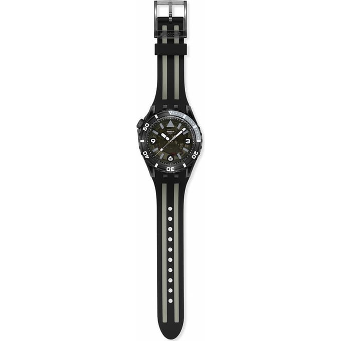 Swatch Scubaqua SSCU09B100 Black Sea Nettle Horloge